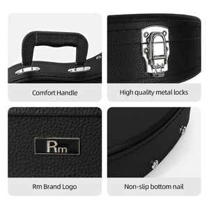 Estuche Rígido de Cuero Personalizado al por Mayor para Guitarra Eléctrica <span class=keywords><strong>Fender</strong></span>, Bolsas y Estuches para Instrumentos Portátiles - Product Image 6