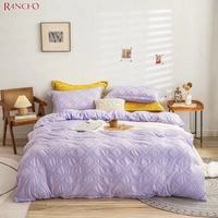 Vente directe d'usine, ensemble de literie en vrac au design de luxe doux avec housse de couette, vente en gros