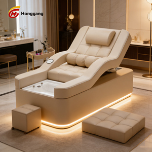 Fauteuil de lavage électrique de luxe pour salon de coiffure, <span class=keywords><strong>lit</strong></span> de spa pour les pieds, chaise de shampoing, <span class=keywords><strong>lit</strong></span> de spa pour la tête, fauteuil de massage électrique pour le shampoing - Product Image 2