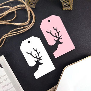 Etiquetas de papel reciclado con logotipo personalizado, <span class=keywords><strong>tarjeta</strong></span> de agradecimiento para pequeñas empresas - Product Image 5