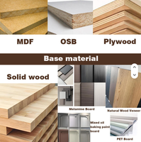 Meubles de cuisine modernes sur mesure en bois massif et placage, modulaires RTA, avec vitrine en verre pour projets