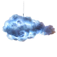 Plafonnier suspendu en forme de nuage, design créatif moderne simpliste, éclairage d'intérieur, luminaire décoratif de plafond, idéal pour un loft, un magasin ou un hôtel