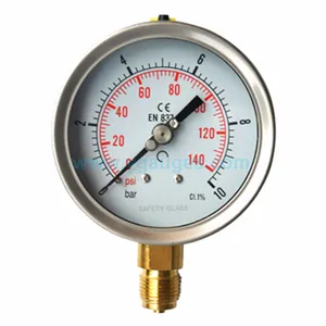 150mm Zifferblatt Dampfdruck messgeräte Manometer