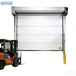 <span class=keywords><strong>Porte</strong></span> battante automatique <span class=keywords><strong>à</strong></span> isolation PVC haute vitesse au design moderne Oredy pour parking souterrain, accessoires coupe-vent inclus - Product Image 1