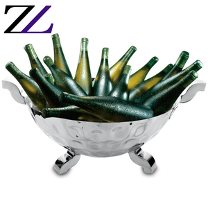 Set di Presentazione per Buffet a Doppia Parete, Secchiello Isolato per Insalata e Frutta, Contenitore Refrigerato per Bevande, <span class=keywords><strong>Vino</strong></span>, Champagne e Punch - Product Image 4