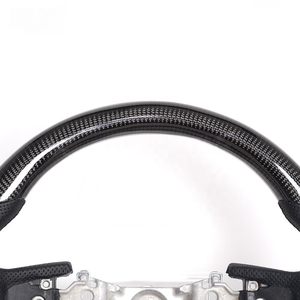 <span class=keywords><strong>Volante</strong></span> de Fibra de Carbono Real Hecho en Fábrica para <span class=keywords><strong>Mitsubishi</strong></span> <span class=keywords><strong>L200</strong></span> Pajero 16-21, Cuero Negro, <span class=keywords><strong>Volante</strong></span> Deportivo para Automóvil - Product Image 3
