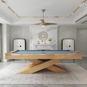 Harga termurah Pilihan bagus rumah mewah Slate makan Snooker & kolam renang meja kayu Oak 7 kaki 8 kaki 9 kaki harga pabrik - Product Image 1