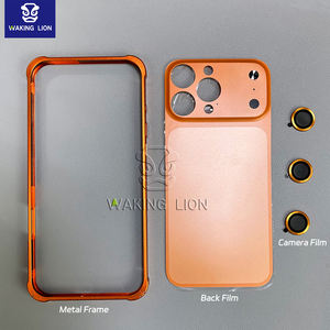 Coque de téléphone tendance en métal pour <span class=keywords><strong>iPhone</strong></span> 17, conversion instantanée de l'<span class=keywords><strong>iPhone</strong></span> 17 Pro Max en 16, 15, 14, 13 Pro Max - Product Image 3