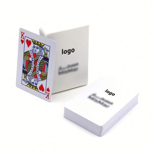 White New Pvc Thick Cut-Resistant <b>Playing</b> 54 Plastic Poker Deck of <b>Cards</b> - Product Image 2