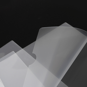 Logo Tùy Chỉnh In Bền A4 <span class=keywords><strong>PVC</strong></span> PP Nhựa <span class=keywords><strong>L</strong></span> <span class=keywords><strong>Shape</strong></span> Rõ Ràng Trong Suốt Thư Mục Tập Tin - Product Image 4