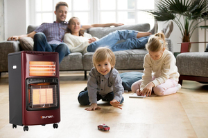 Calentador Eléctrico <span class=keywords><strong>de</strong></span> <span class=keywords><strong>Gas</strong></span> para Uso Doméstico, Protección para Dormitorio, Baño, Sala <span class=keywords><strong>de</strong></span> Estar, Instalación Portátil - Product Image 3