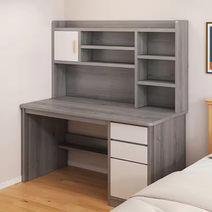 Grand espace de rangement moderne Bureau d'étude en bois pour étudiants Bureau d'<span class=keywords><strong>ordinateur</strong></span> avec étagère et tiroirs Grand bureau pour le <span class=keywords><strong>dessin</strong></span> - Product Image 2