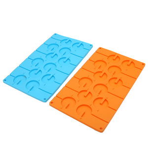 Hot Sale Round Chocolate Candy Mold Candy Making Molds Silicone <strong>Lollypop</strong> Mold with <strong>Sticks</strong> - Product Image 2