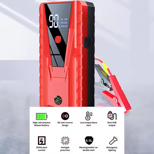 NCFKOS Outdoor Emergency Rescue <span class=keywords><strong>26000mAh</strong></span> High <span class=keywords><strong>Power</strong></span> Car Booster JumpStarter <span class=keywords><strong>Power</strong></span> <span class=keywords><strong>Bank</strong></span> 2000A Peak Current Small Portable - Product Image 5