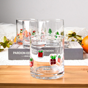 Tasse à boire en verre highball côtelé unique et moderne pour bière, soda, eau, café, style au design classique pour les fêtes de mariage - Product Image 5