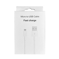 Cable de Datos Micro USB de 1m para Dispositivos Apple de 7ª Generación, V8 TPE 3A, Carga Rápida, Compatible con Fundas