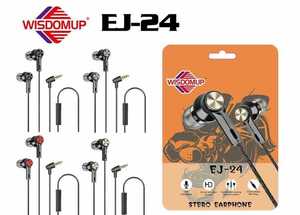 ไวสโมเดิลอัพ EJ-24 หูฟังสเตอริโอแบบใส่ในหู 3.5 มม. แบบมีสายพร้อมไมโครโฟน เสียง HD - Product Image 3