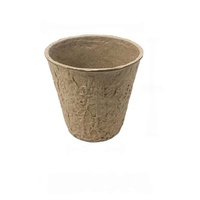 Ensemble de Pots de Plantes en Papier Biodégradable Durable de 96 Pièces Pots de Fleurs en Acier Inoxydable Cintres de Croissance de Semis Inclus