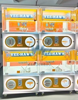 WANGERBAO Distributeur automatique de capsules Gacha double étage, service OEM d'usine, compatible pièces de monnaie/jetons/espèces/cartes de crédit