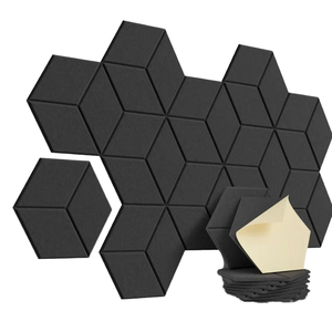 Paneles Acústicos Hexagonales Modernos de Fibra de Poliéster Impermeables con 90% de Reducción de Ruido para Uso Escolar, Garantía de 5+ Años - Product Image 4
