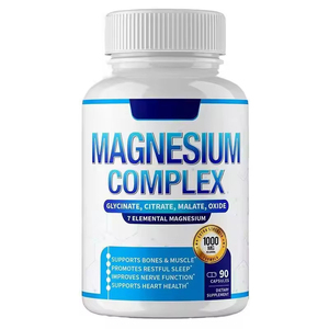 Cápsulas de Complejo de Magnesio Azul con Vitamina D para Adultos, Apoyo Inmunológico, Anti-Fatiga, Gestión de Energía, Densidad Ósea - Product Image 1