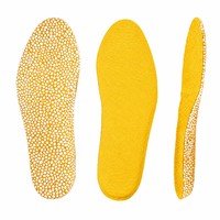 Semelles intérieures en PU pour la course à pied, absorption des chocs, légères, flexibles, en tissu mesh respirant, confortables, écologiques, unisexes.