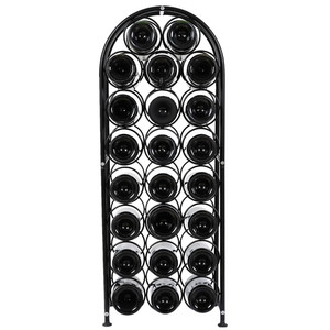 Porte-<span class=keywords><strong>vin</strong></span> en métal sur pied, présentoir à bouteilles de <span class=keywords><strong>vin</strong></span> pour la maison, rangement vertical pour <span class=keywords><strong>vin</strong></span> - Product Image 4
