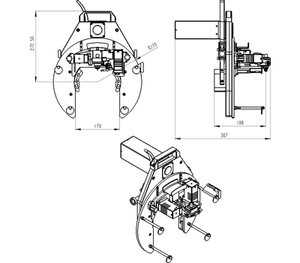 Máquina de Soldadura Automática de Tuberías de Acero MWG-170, Máquina de Soldadura Orbital de Cabeza Abierta para Tuberías de 63-168 mm - Product Image 6