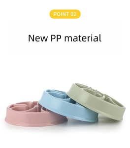 Hot Sell <strong>Dog</strong> Cat Plastic Food <strong>Bowl</strong> Pets Luxury Pet <strong>Bowl</strong> <strong>Dog</strong> Feeder Slow <strong>Eating</strong> Pet <strong>Bowl</strong> - Product Image 5