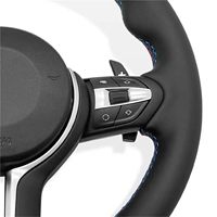 Volant de voiture en cuir M Sports personnalisé pour BMW E90 E60 E46 E81 E82 E87 E88 E89 E91 E92 E93 E61 E84 E70 E72 E71 M3 M5