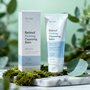 Fournisseur en gros de <span class=keywords><strong>baume</strong></span> <span class=keywords><strong>nettoyant</strong></span> riche quotidien avancé, professionnel, premium, naturel, doux et efficace au rétinol pour raffermir la peau - Product Image 3