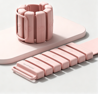 Poids réglables en silicone pour jambes et poignets, kit d'haltères portables et durables pour Pilates, idéal pour l'entraînement