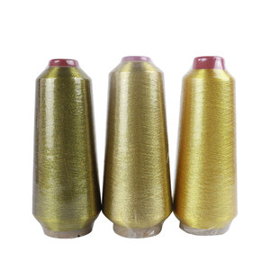 High Tenacity MS ST Type <strong>Gold</strong> Metallic Thread <strong>Yarn</strong> for Embroidery Knitting and Weaving - Product Image 2