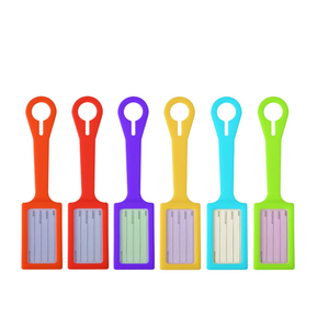 Étiquette de bagage personnalisée 3D à bas prix avec logo, en silicone souple, en caoutchouc ou en PVC vierge - Product Image 2