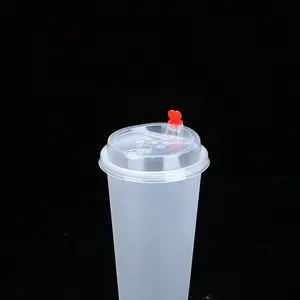 Bubble Tea Cups PP 95 1Kg Plastic Yogurt Disposable Cup Production Line Round Bottom Plastic PP Cup With Lid