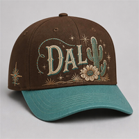 Casquette de baseball personnalisée avec broderie Old English, 5 panneaux, visière incurvée, style Dad Hat, streetwear urbain West Coast, vente en gros, faible MOQ