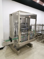Ligne de production complète automatique de remplissage, de bouchage et d'étiquetage de shampooings et de boissons de haute précision avec moteur