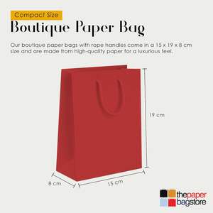 Sac de shopping de luxe en papier kraft multifonctionnel, étiqueté en gros, pour supermarché - Product Image 4