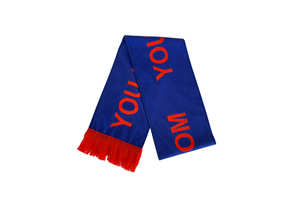Écharpe de supporter sportive personnalisée avec logo, impression couleur, style football, pour promotion d'équipe de club - Product Image 3