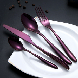 <span class=keywords><strong>Set</strong></span> di posate <span class=keywords><strong>12</strong></span> pezzi 3 colori stile coreano approvato riutilizzabile personalizzato forchetta coltello coltello in acciaio inossidabile <span class=keywords><strong>Set</strong></span> di posate - Product Image 2