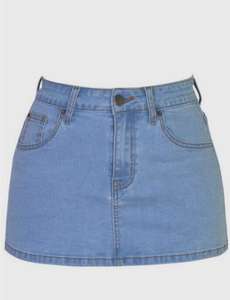 Minifalda vaquera ligera SEX a la moda para mujer, Minifalda vaquera informal con bolsillos, faldas con cintura media, microfalda - Product Image 6