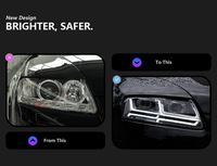 Phare auto à LED pour Audi A6L 2008-2011 Upgrade Dynamic Signal Head Lamp Projector Headlight Car Accessories