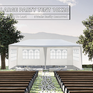 Carpa Portátil Promocional para Ferias Comerciales de 10x20 Pies con Estructura y Base de Tela Oxford para Eventos, Bodas y Jardines - Product Image 3