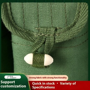 Gilet de poche de balle en polyester vert personnalisé à la mode étanche équipement tactique d'extérieur fermeture éclair poitrine portable - Product Image 3