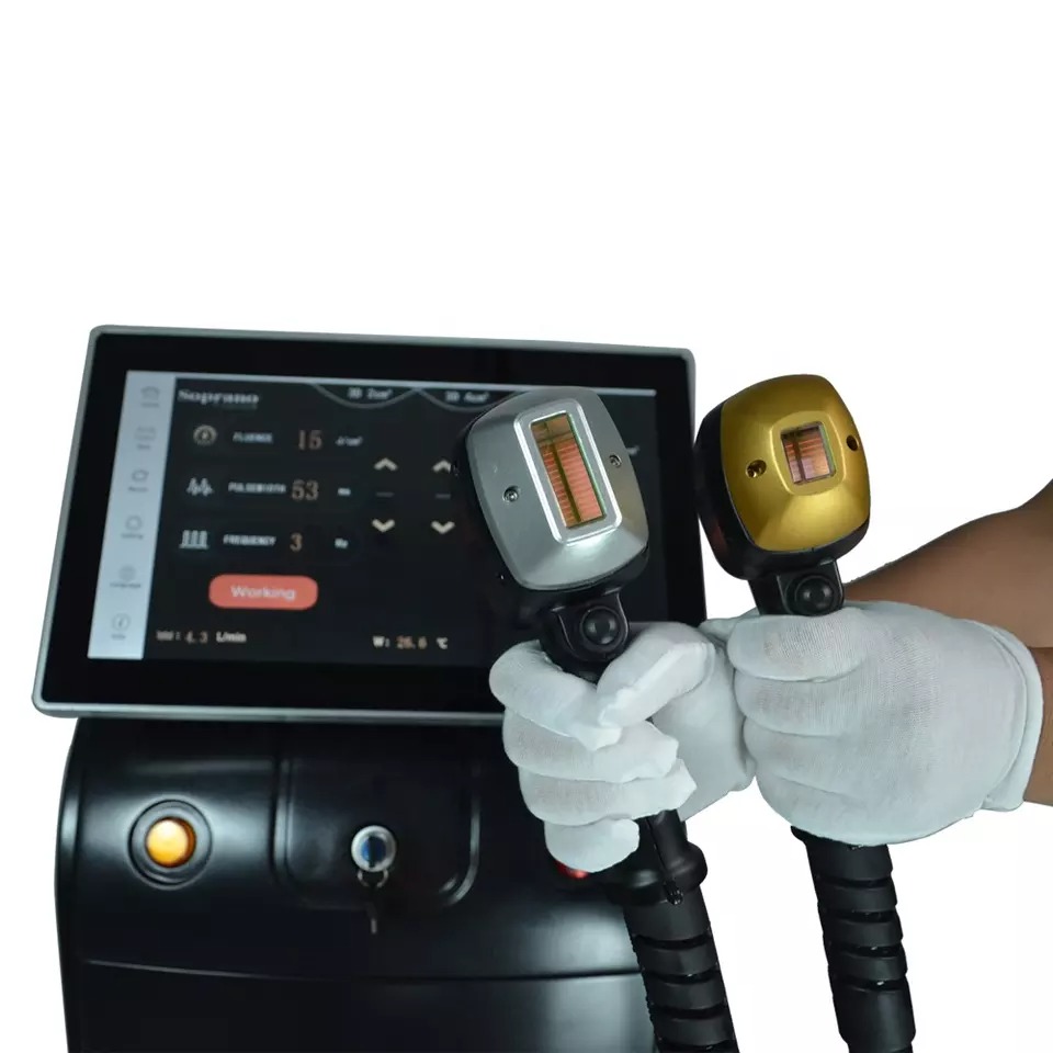 2022Newest 4K 1600W Triple wave Platinum Titanium/808nm laser diode hair removal/755 8081064 diode laser machine price