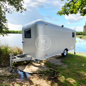 Remorque mobile en acier inoxydable pour concession, restauration rapide, camping et voyage, modèle 2025, OEM - Product Image 2
