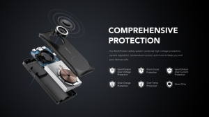 ที่ชาร์จไร้สาย<span class=keywords><strong>แบ</strong></span>บพกพา20W สำหรับ iPhone สำหรับ airpods iWatch พร้อมแบตเตอรี่ลิเธียมโพลิเมอร์ - Product Image 6