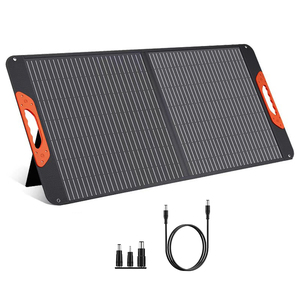 Ultra-Efficient <b>100W</b> Foldable Monocrystalline <b>Solar</b> <b>Panel</b> High Efficiency TUV Certified 32 Cells Lightweight 3.5KG Outdoor Use - Product Image 1
