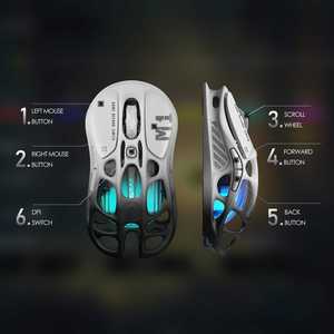 Wireless Optical Gaming <strong>Mouse</strong> Vintage <strong>Finish</strong> Magnesium Alloy <strong>Computer</strong> <strong>Mouse</strong> Laptop Portable Cocoon Breaking E-sport Gaming <strong>Mouse</strong> - Product Image 6