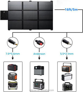 Kit Completo de Manta Solar de 300W, Panel Solar Portátil, Ligero y Plegable para Camping, Carga de Baterías y Generadores Solares - Product Image 2